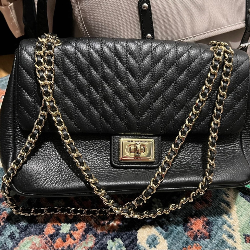 Karl Lagerfeld black bag